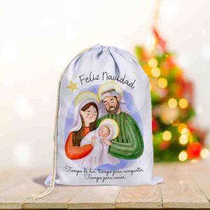 Sacos Navideños para regaloss o dulces Decorativos Luz de Belén