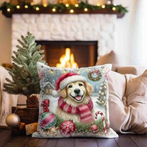 Cojin navidad estilo Animales de la granja MOD.Perro