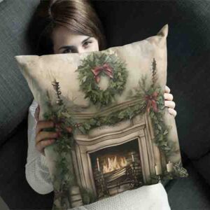 Fundas de cojin navideñas estilo vintage MOD. Refugio Navideño