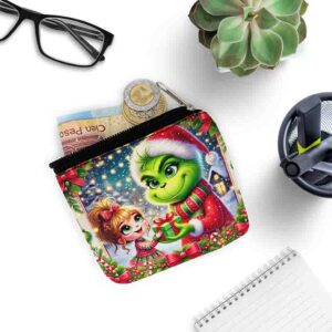 Monederos para mujer navidad con el grinch regalos para navidad económicos MOD. Regaloncito