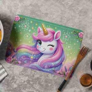 Manteles para mesas fiesta de unicornio Sonrisa de Ensueño