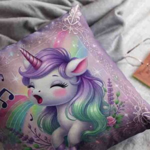 Cojines de unicornio mágico para decoración Melodía Mística