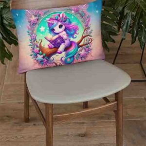 Fundas de Unicornio Almohadas Coloridas  Lunaria Soñadora