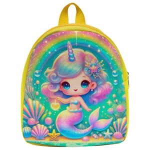 Mochila unicornio dulcero para fiestas económico Sirena Arcoíris