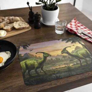 Manteletas decoracion de dinosaurios bebes Mod.Parasaurolophus