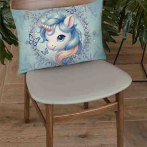 Fundas de Almohada Unicornio Mágico para Decoración Brisa de Terciopelo
