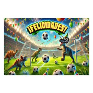 Backdrop fondo decoración dinosaurios Mod.El Clásico Jurásico