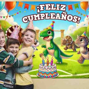 Dinosaurios decoraciones Backdrop Mod.Pequeña Era Jurásica