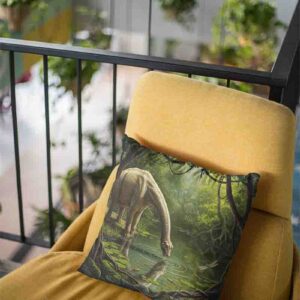 Cojín para niño decoración de dinosaurios Mod.Brachiosaurio