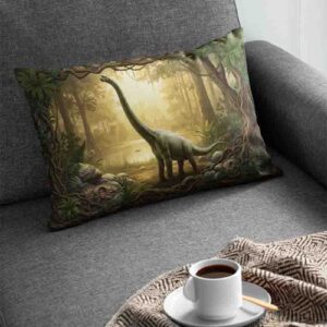 Almohada de dinosaurio funda infantil Mod.Brachiosaurus