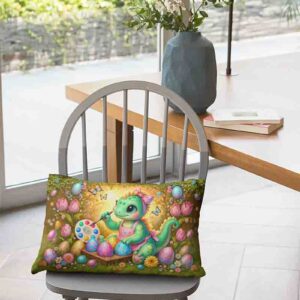 Funda de dinosaurio almohada para niño Mod.Huevitos Jurásicos