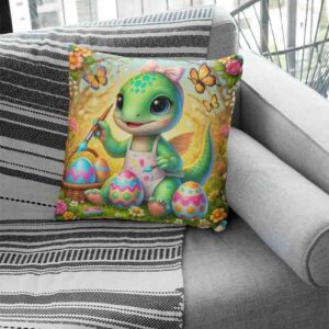 Cojines decorativos temática de dinosaurios Mod.HuevoJurásico Encantado