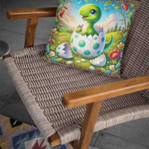 Fundas para cojín decoración de dinosaurios Mod.PequeRex