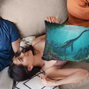 Almohada de dinosaurio funda infantil Mod.Plesiosaurus