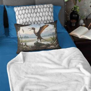 Almohada de dinosaurio funda infantil Mod.Quetzalcoatlus