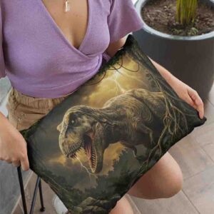 Almohada de dinosaurio funda infantil Mod.Tyrannosaurus rex