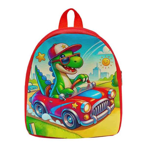 Mochila de dino dulceros para fiestas Mod.Carro - Image 2