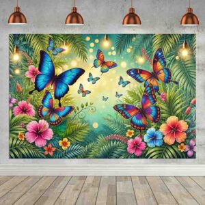 Backdrop fotos decoración de mariposas Mod.Tropical