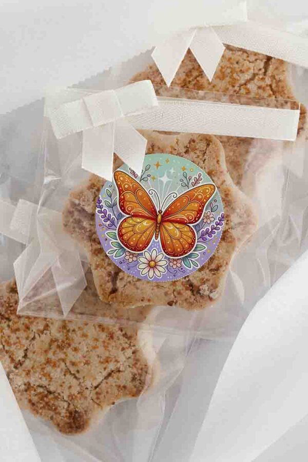 Etiquetas de mariposa Infantiles para recuerdo fiesta 10pz - Image 4