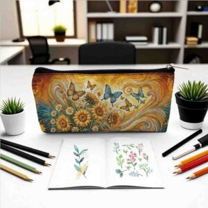 Lapiceras de mariposas recuerdos para fiestas Mod.Girasoles en Vuelo