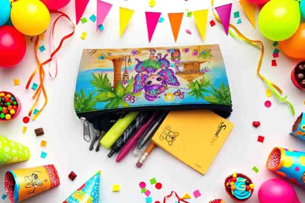 Estuche de mariposas para niñas fiesta infantil recuerdo Mod.Mariposa Aloha