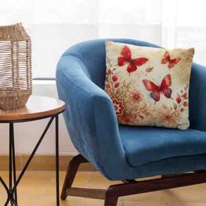 Fundas para cojín decorativo cama con mariposas Mod.Alas de Romance