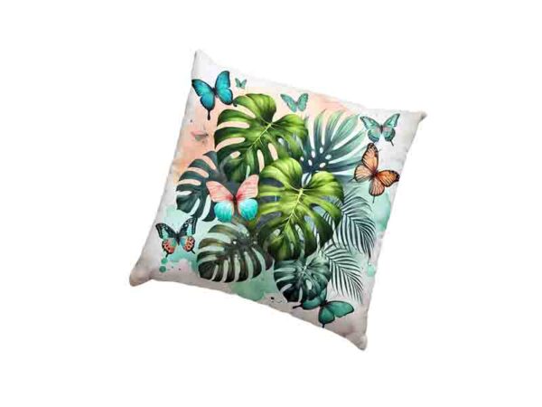 Cojines para niñas decoración de mariposita Mod.Alas del Trópico - Image 3
