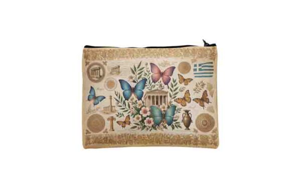 Bolsa cosmetiquera translucida con mariposas Mod.Aleteo Olímpico - Image 3