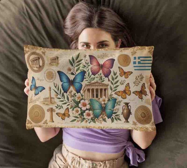 Cubre almohadas mariposas decorativas Mod.Aleteo Olímpico