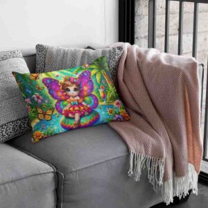 Fundas almohadas decorativas para cama mariposas aesthetic  Mod.Aleteo Tropical