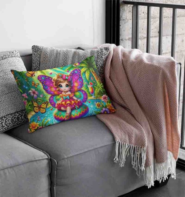 fundas almohadas decorativas para cama mariposas aesthetic  Mod.Aleteo Tropical