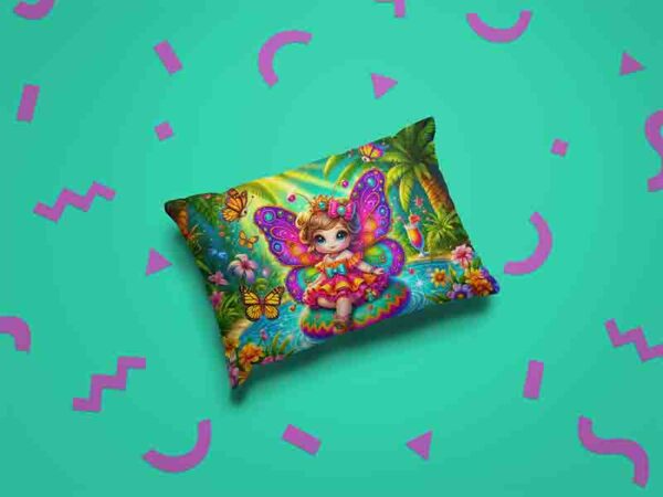 fundas almohadas decorativas para cama mariposas aesthetic  Mod.Aleteo Tropical - Image 2