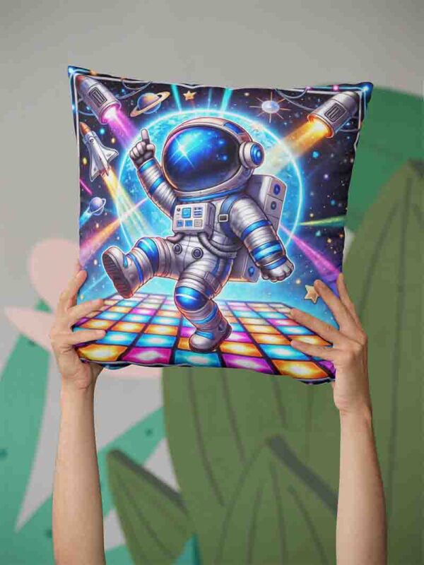 Cojin decorativo cama temática espacial Mod.Explorador Interestelar