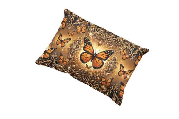 funda para almohada mariposas decoracion Mod.Brillo Monarca - Image 2