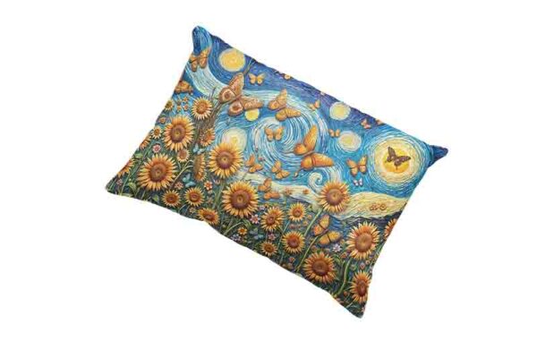 funda para almohada mariposas decoracion Mod.Campos de Sol y Sueños - Image 3