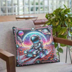 Cojines para niños tematica de astronauta Mod.Carrera Cósmica