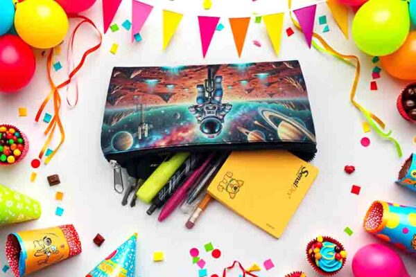 Lapiceras de astronauta recuerdos para fiestas Mod.Ciclonauta del Cosmos