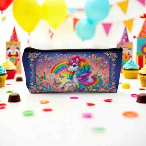 Estuchera de unicornio recuerdos para fiestas infantiles MOD.Cielo de Caramelo