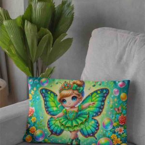 Almohada funda con mariposas Mod.Danza Celestial