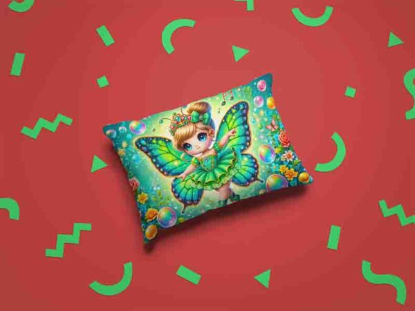 almohada funda con mariposas Mod.Danza Celestial - Image 2
