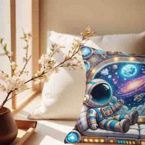 Cojines decorativos infantiles astronauta decoracion Mod.Descanso Estelar