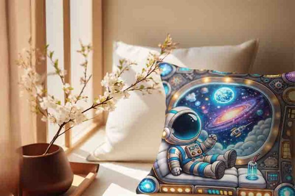 Cojines decorativos infantiles astronauta decoracion Mod.Descanso Estelar