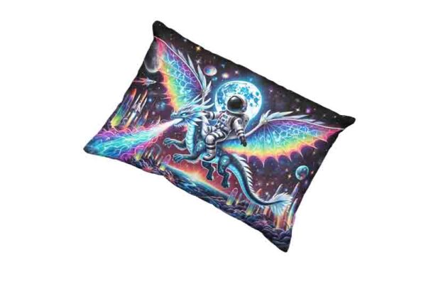 Protector de almohada astronauta decoracion Mod.Dragón del Cosmos - Image 3