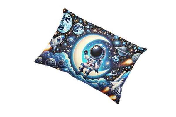 Fundas decorativas para almohadas decoracion astronauta Mod.El Pequeño Explorador - Image 3