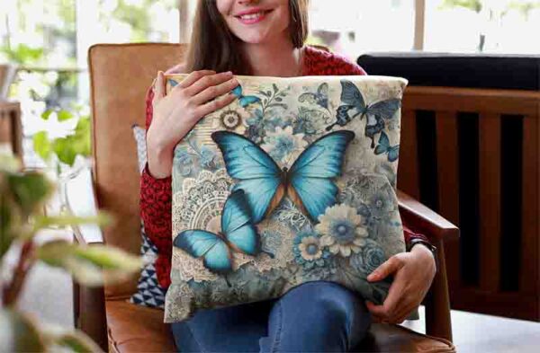 Cojines decorativos de mariposas Mod.Encanto Antiguo
