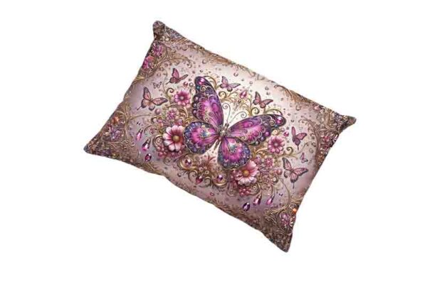 cubre almohadas mariposas decorativas Mod.Encanto Rosado - Image 3