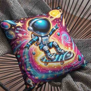Cojin decorativo cama temática espacial Mod.Explorador Interestelar