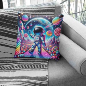 Cojines para recamara infantil decoracion de astronauta Mod.Galaxia de Caramelo