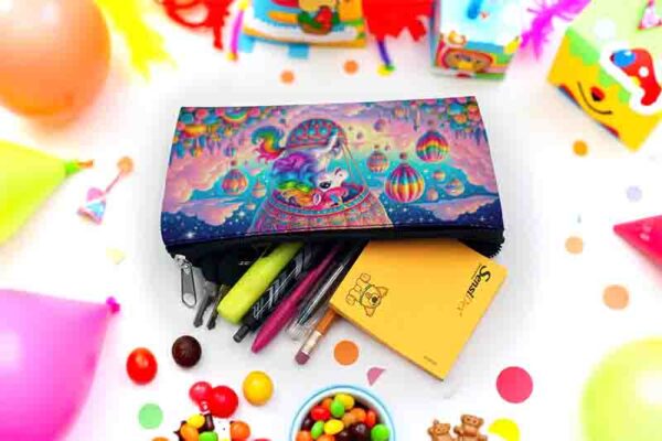 Estuche unicornio dulcero recuerdo fiesta MOD.Globos de Fantasía