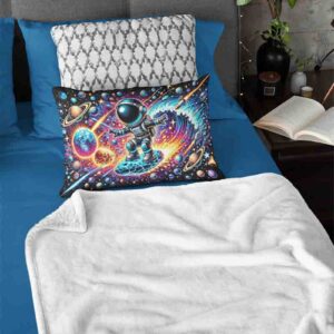 Funda de almohada decoracion de astronauta Mod.Guardianes del Multiverso
